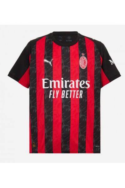 AC Milan Samuele Ricci #4 Jalkapallovaatteet Kotipaita 2025-26 Lyhythihainen AC Milan Samuele Ricci #4 Jalkapallovaatteet Kotipaita 2025-26 Lyhythihainen
